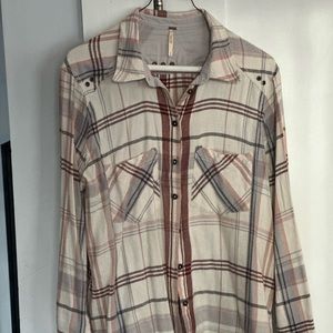 Free People Long Sleeve Shirt Size Small